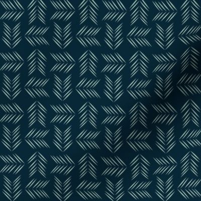 Bella Geos - navy herringbone