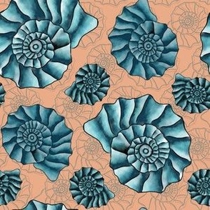 Bathroom Shells Wallpaper