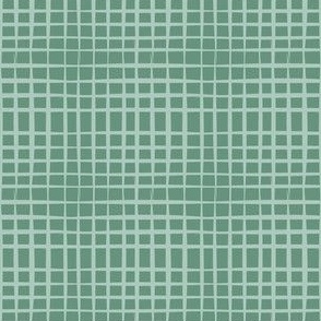 Bella Geos - teal plaid