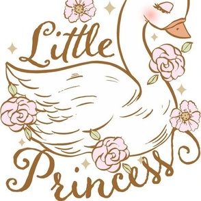swan little princess panel