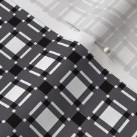 Simply small plaid - black & white