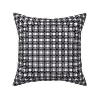 Simply small plaid - black & white