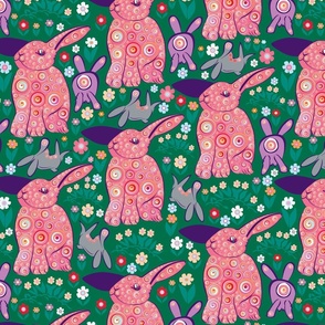 Psychedelic rabbits