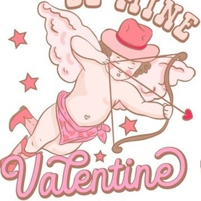 Be Mine Valentine Cowboy Cupid