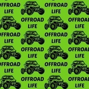 Offroad Life Side By Side, green