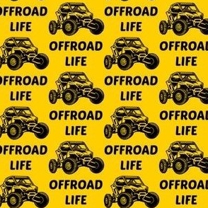 Offroad Life Side By Side, yellow
