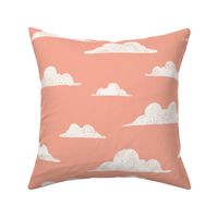 Fluffy Clouds - Light Coral Pink - Jumbo Scale