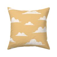 Fluffy Clouds - Pale Golden Yellow - Jumbo Scale