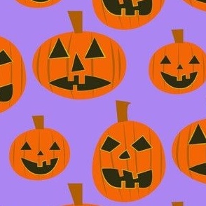 Halloween / pumpkin / purple
