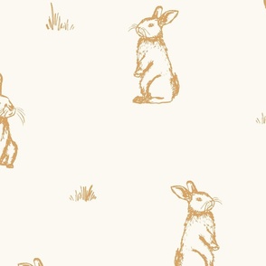 Hop Bunny_Large_Ochre_Hufton-Studio