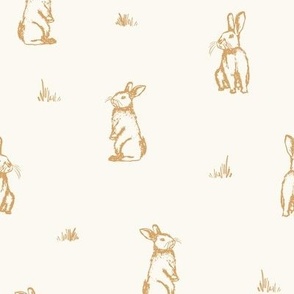 Hop Bunny_Small_ochre_Hufton-Studio