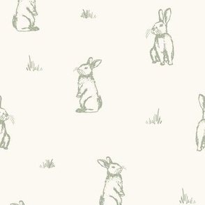 Hop Bunny_Small_Sage-green_Hufton-Studio