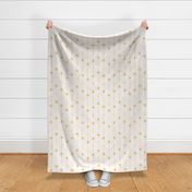 Sun Geometric - Pale Yellow and Cream - Large Scale