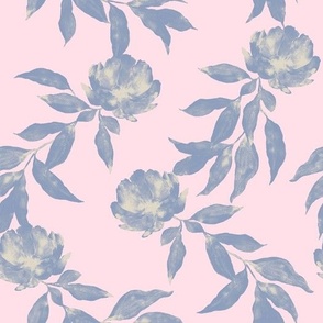 Watercolor Lilac Peonies