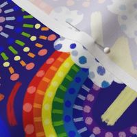 Rainbow Kaleidoscope - Indigo