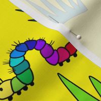 Rainbow Caterpillars - Yellow