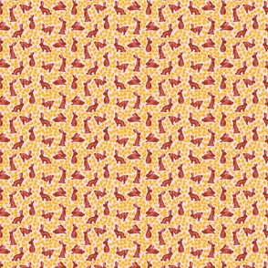 Year of the Rabbit Pattern Pink Small