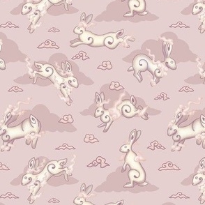 Cloud Rabbits - Mauve - Small Size