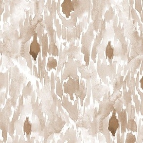 earthy Siena paints - watercolor neutral ikat pattern - brush stroke abstract texture for modern home decor b118-8