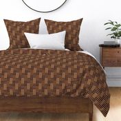 Earth Tone Double Twill Basket Weave