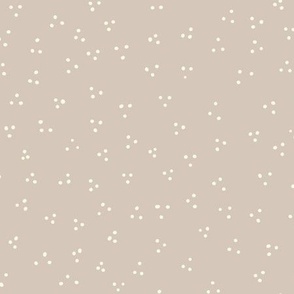 Triple Dots Beige Cream Vanilla Simple Minimal 