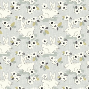 Bunny Rabbit - Green Cream - Small