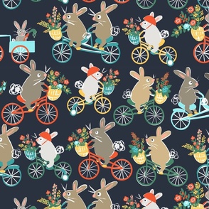 Busy Bicycle Bunnies 