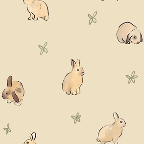 Rabbits - Tan