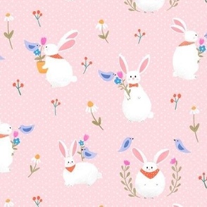 Wallpaper white, rabbit, rabbit, neural network images for desktop, section  разное - download