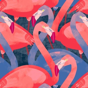 Dopamine Flamingo on navy