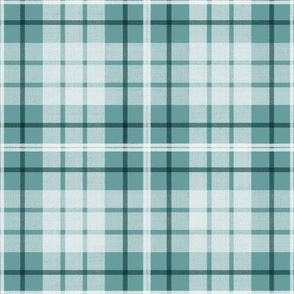 Blue plaid, medium scale