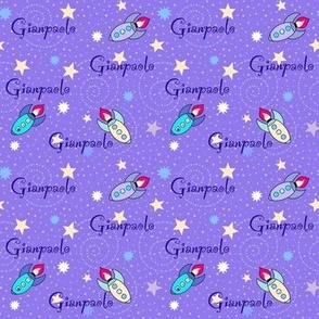 Gianpaolo name on purple 