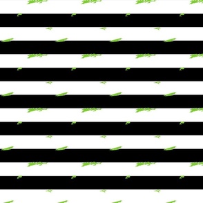 Beetlejuice Stripes with Green Horizontal