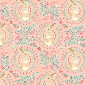 Year of the Rabbit in Spring Pastels - Large