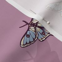Moth/Butterfly Scattered - Purple - Jumbo Size