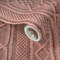 Blush Faux Cable Knit Sweater
