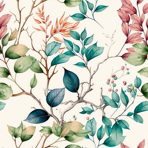 beautiful multicolor branches