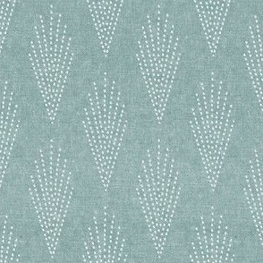 (small scale) sunrise - home decor starburst rising - dusty blue - LAD23