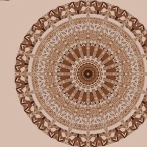 mosaic wheel - sandy beige