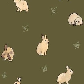 Rabbits - Green - Small