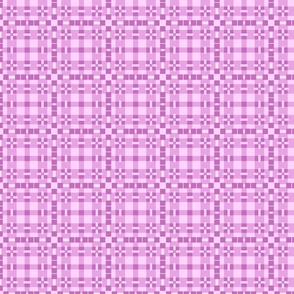 Pink and Mauve Plaid - Tartan Pattern