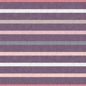Textured Jasmine Colorful Thin Stripes LS