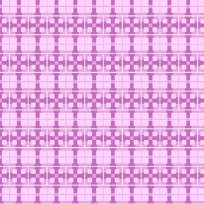 Pink and Mauve Cross Facade Pattern