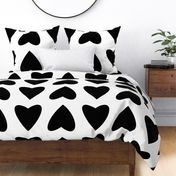 BIG LOVE in White & Black by Betty Louise Studio