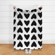 BIG LOVE in White & Black by Betty Louise Studio