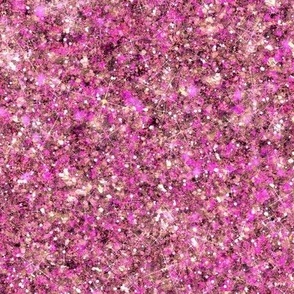 Glam Magenta Pink Mermaid Scales -- Solid Faux Glitter Scales -- Glitter Look, Simulated Glitter, Magenta Pink Glitter Sparkles Print -- 60.42in x 25.00in repeat -- 150dpi (Full Scale)