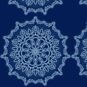 Starry Winter Night Mandala