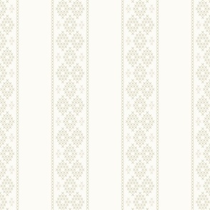 cross stitch stripe neutral linen 6 wallpaper scale by Pippa Shaw