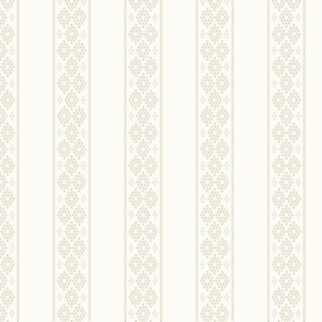 cross stitch stripe neutral linen 4 wallpaper scale by Pippa Shaw