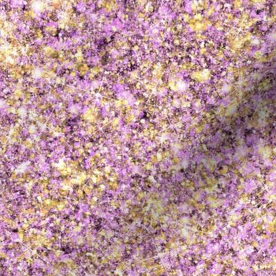 Gold, Purple Glitz Mermaid Scales -- Solid Faux Glitter -- Glitter Look, Simulated Glitter, Gold Purple Glitter Sparkles Print -- 60.42in x 25.00in repeat -- 150dpi (Full Scale)
